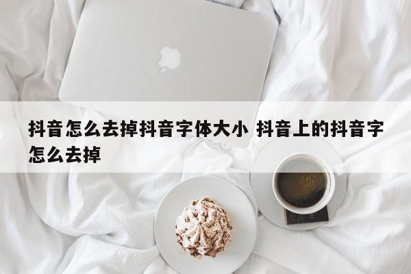 抖音怎么去掉抖音字体大小 抖音上的抖音字怎么去掉