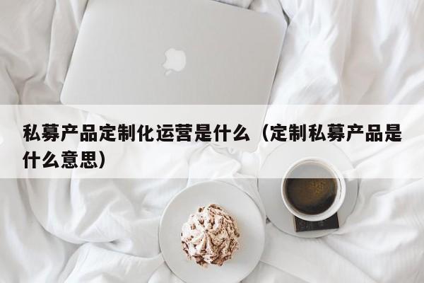 私募产品定制化运营是什么（定制私募产品是什么意思）