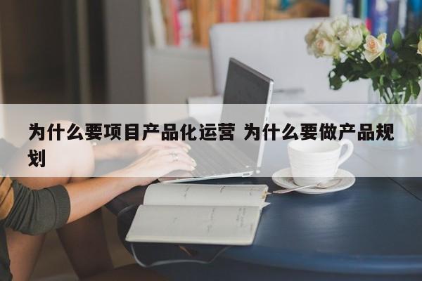 为什么要项目产品化运营 为什么要做产品规划