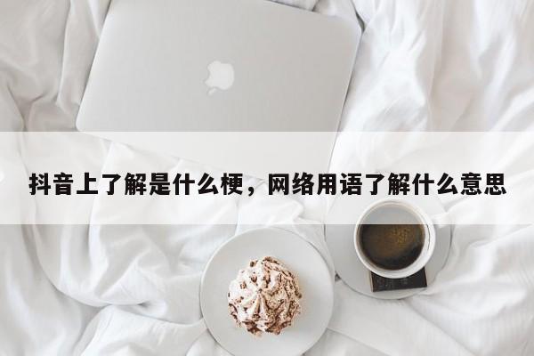 抖音上了解是什么梗，网络用语了解什么意思