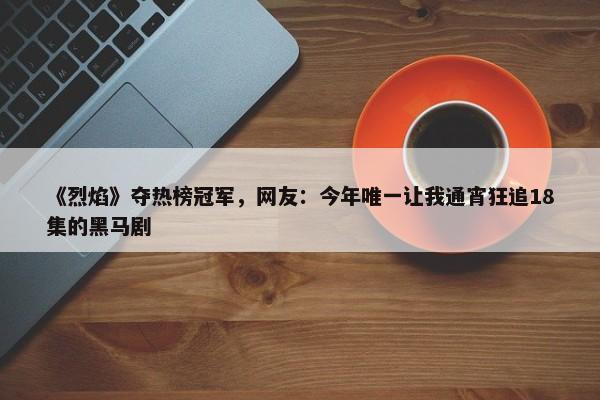 《烈焰》夺热榜冠军，网友：今年唯一让我通宵狂追18集的黑马剧