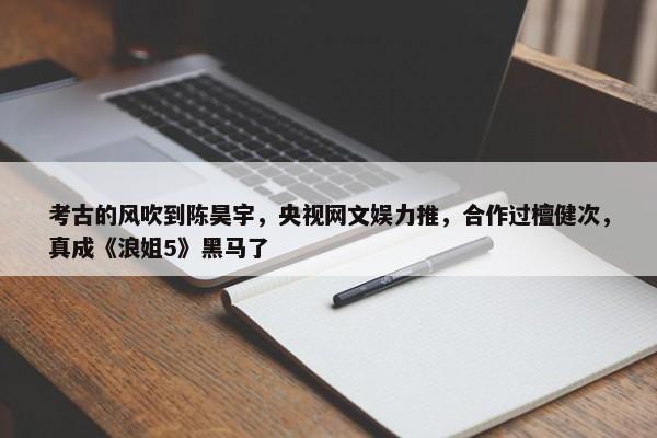 考古的风吹到陈昊宇，央视网文娱力推，合作过檀健次，真成《浪姐5》黑马了